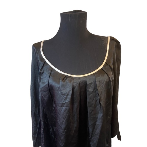 Oscar de la Renta Pink Label Black Lace Lingerie Top - Picture 4 of 16